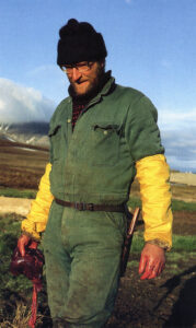 Harald Solheim, bildet er hentet fra Svalbardboka 3. (Foto: Birger Amundsen)